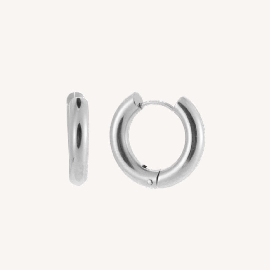 Creolen "Basic" Silber & Gold - JosefinJewelry