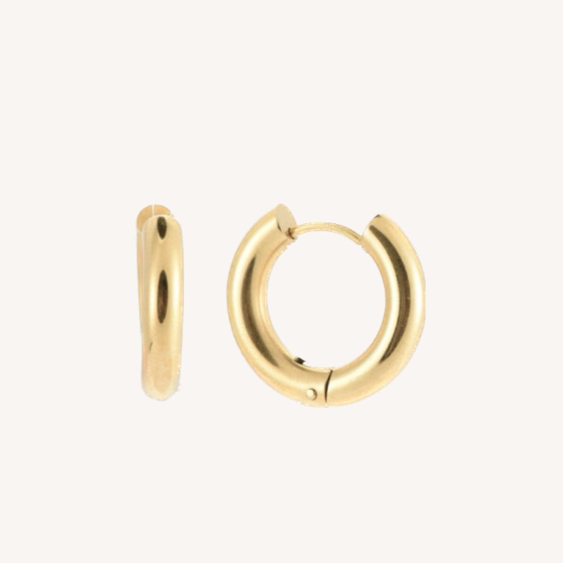 Creolen "Basic" Silber & Gold - JosefinJewelry