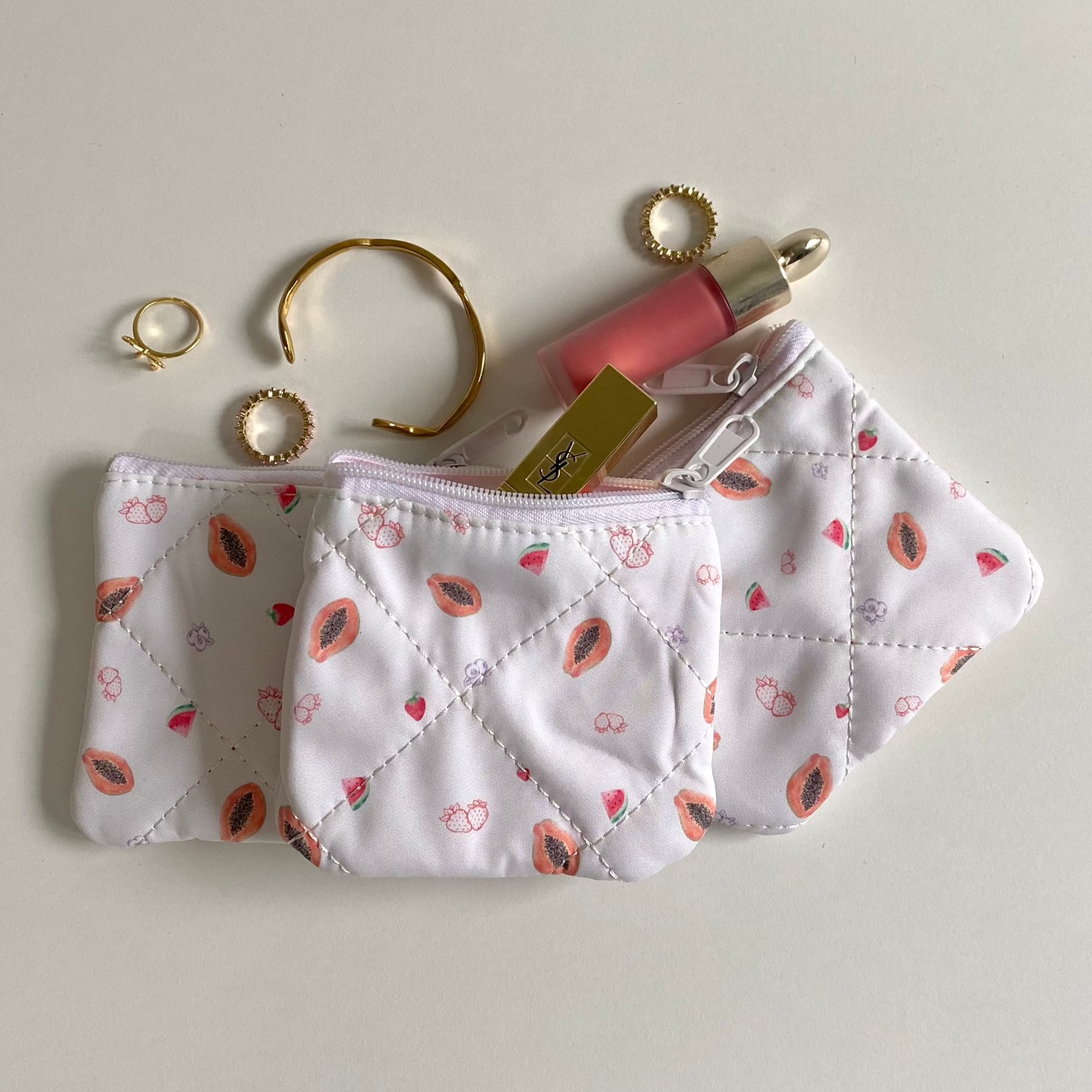 Mini Pouch "Papaya Paradise" - JosefinJewelry