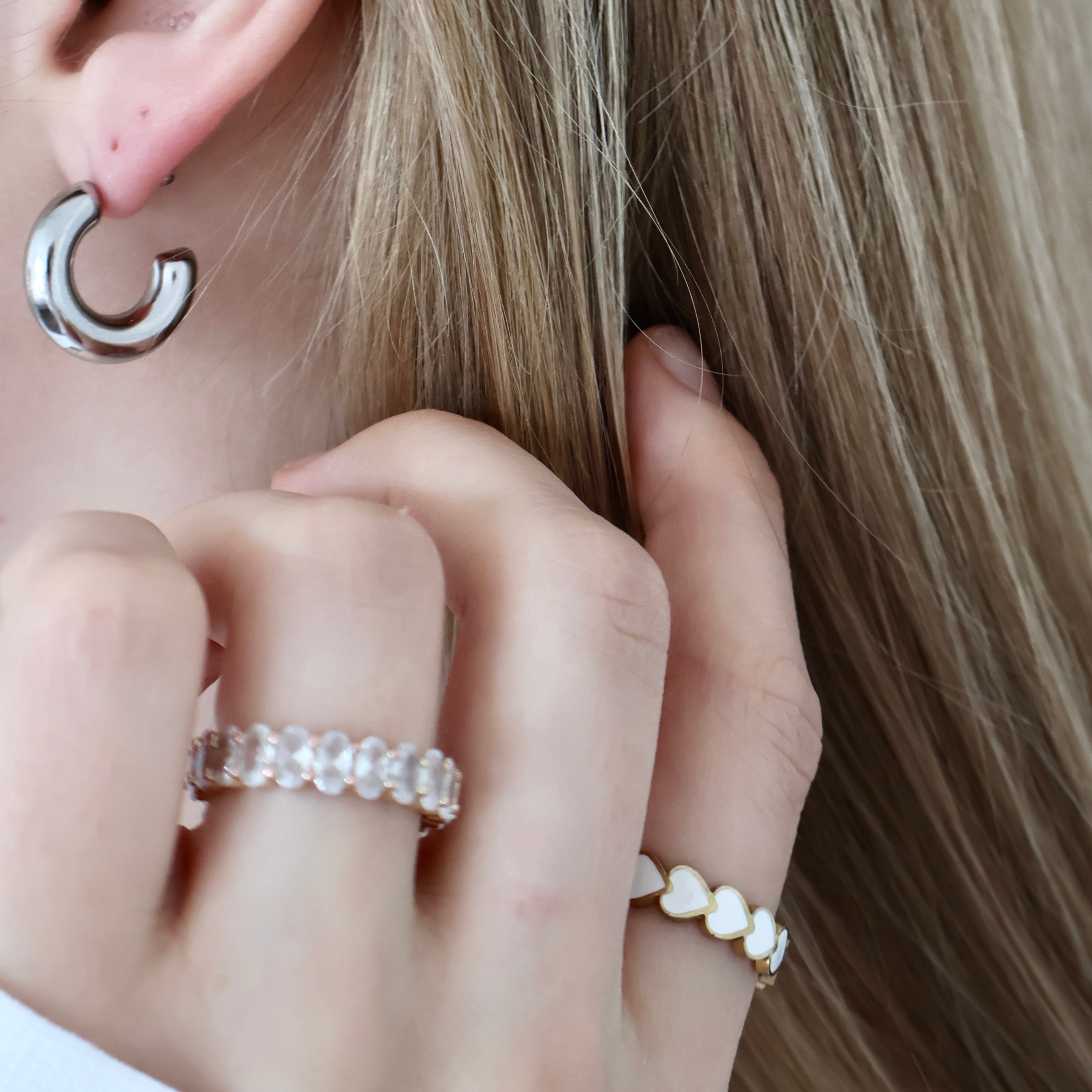 Creolen "Mini Chunks" - JosefinJewelry