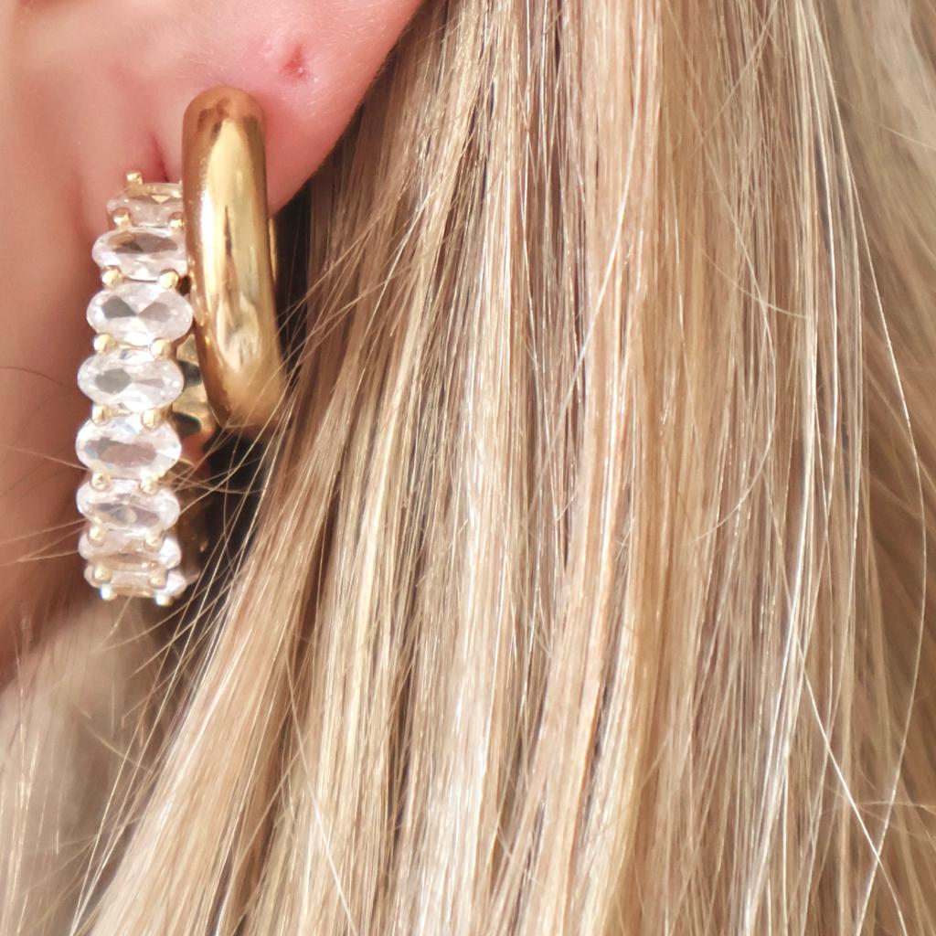 Creolen "Basic" Silber & Gold - JosefinJewelry